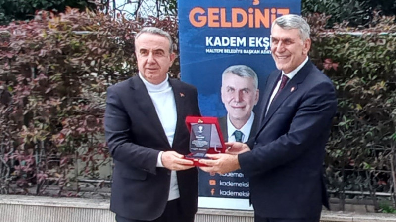 EKŞİ'YE TEŞEKKÜR PLAKETİ