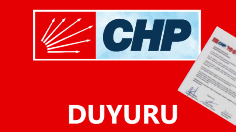 CHP'DE AV ZAMANİ