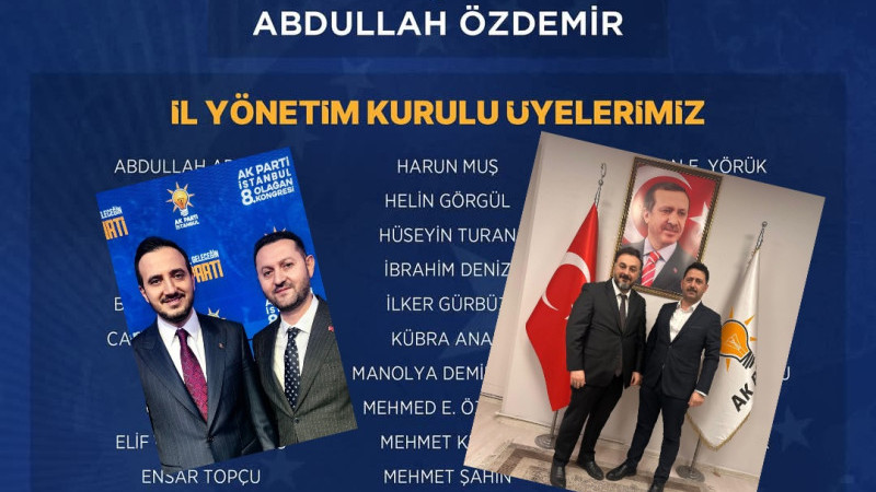 AK PARTİ İST YÖNETİMINDE MALTEPEDEN İKİ İSİM