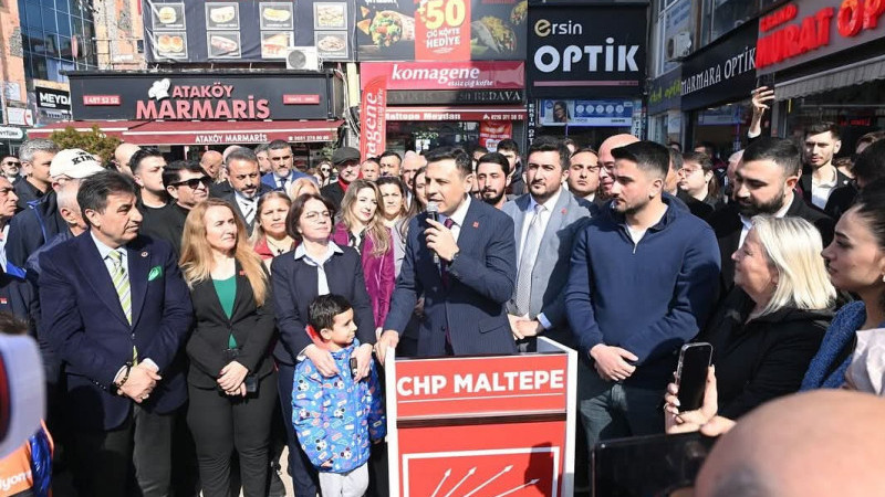 CHP ISTANBUL İL BAŞKANİ ÇELİK CHP MALTEPE'Yİ ZIYARET ETTİ